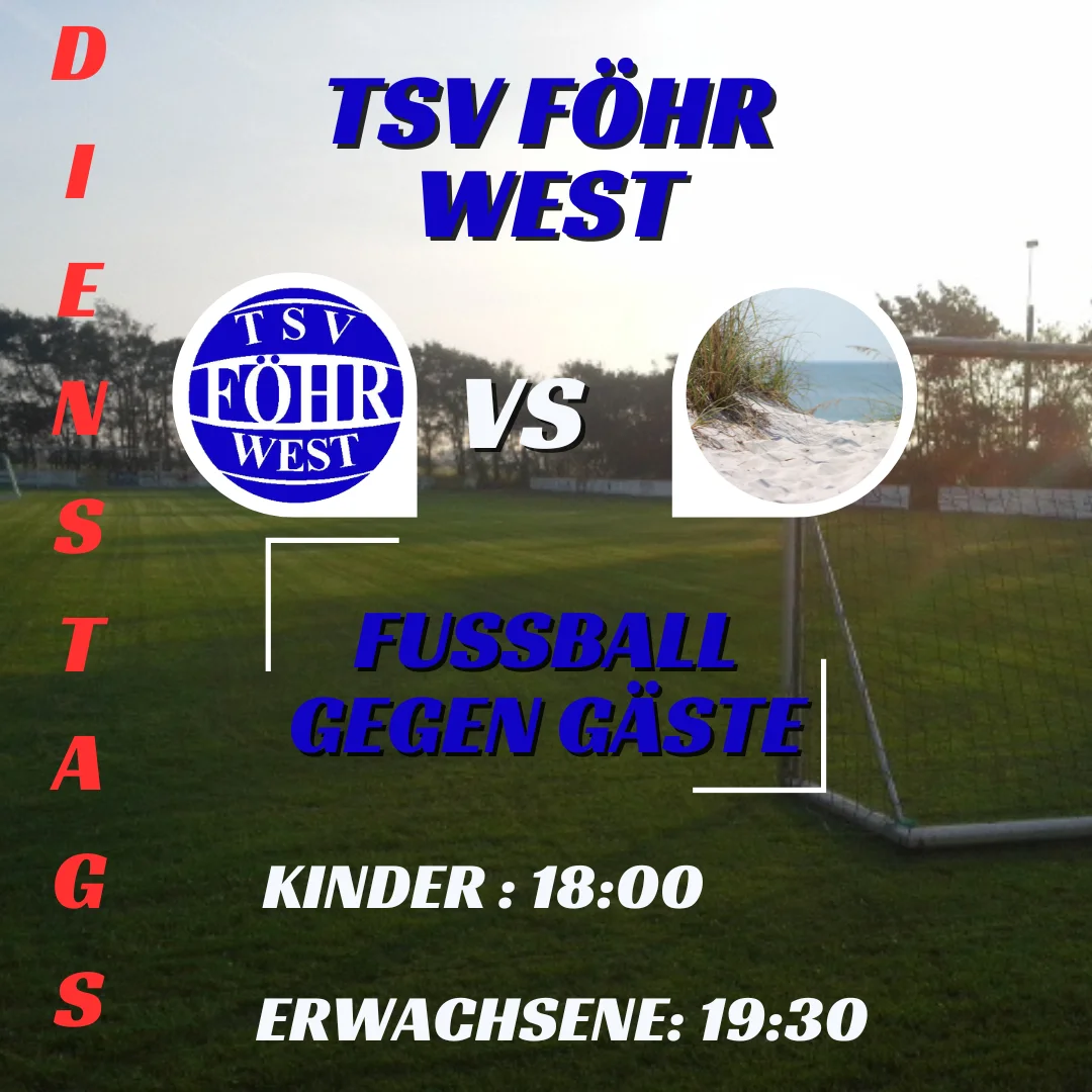 Fußball – Einheimische gegen Gäste in Süderende